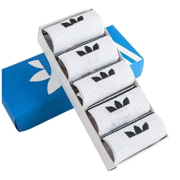 23ss designer 5 pairs gift box socks kids versatile cotton men's socks sports couple breathable sweat absorbent student socks, Black
23ss designer 5 pairs gift box socks kids versatile cotton men's socks sports couple breathable sweat absorbent student socks, Black