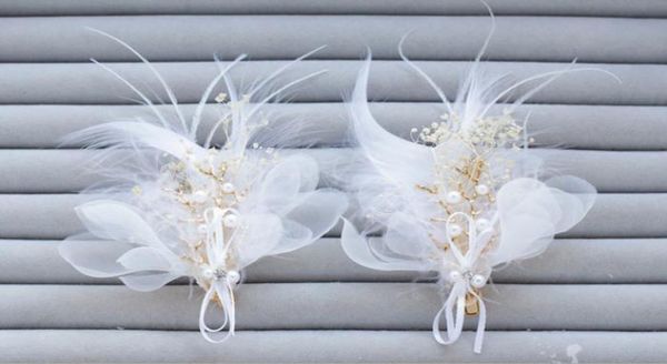 bridal wedding accessories feather silk head flower pin bridal flower headwear1501228, Silver
bridal wedding accessories feather silk head flower pin bridal flower headwear1501228, Silver