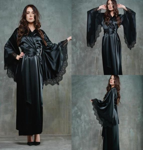 black women night robe bathrobe wedding bride bridesmaid robes silk satin lace sleepwear pyjamas long lingeries bridal party showe5070886, White
black women night robe bathrobe wedding bride bridesmaid robes silk satin lace sleepwear pyjamas long lingeries bridal party showe5070886, White