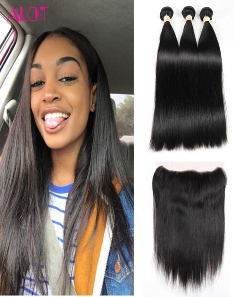 alot hair frontal with bundles straight hair brazilian indian peruvian malaysian virgin hair 3 bundles with 13x4 lace frontal8722836, Black
alot hair frontal with bundles straight hair brazilian indian peruvian malaysian virgin hair 3 bundles with 13x4 lace frontal8722836, Black