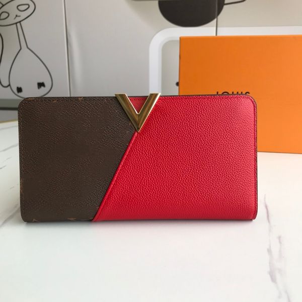 luxury brand metal v-splice long wallet large capacity folding letter female storage wallets coin purses large capacity multi card zipper po, Red;black
luxury brand metal v-splice long wallet large capacity folding letter female storage wallets coin purses large capacity multi card zipper po, Red;black