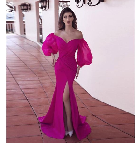 attractive fuchsia mermaid prom dresses off the shoulder side split evening gowns plus size sweep train long sleeves formal dress7169275, Black
attractive fuchsia mermaid prom dresses off the shoulder side split evening gowns plus size sweep train long sleeves formal dress7169275, Black