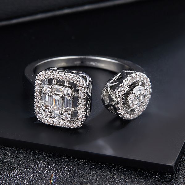hip-hop rapper square circle zircon open ring adjustable shiny punk exaggerated night party jewelry wholesale 1411, Golden;silver
hip-hop rapper square circle zircon open ring adjustable shiny punk exaggerated night party jewelry wholesale 1411, Golden;silver