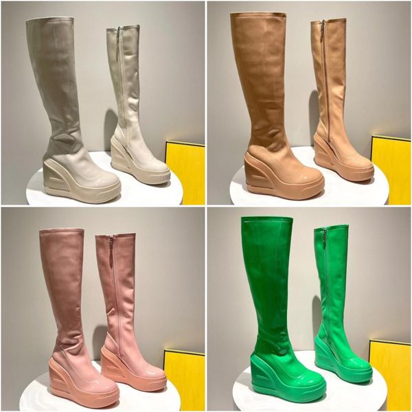 summer autumn new patent leather boots luxury designer fashion women muffin platform boots patent beef hide rubber high heel 12cm round toe, Black
summer autumn new patent leather boots luxury designer fashion women muffin platform boots patent beef hide rubber high heel 12cm round toe, Black