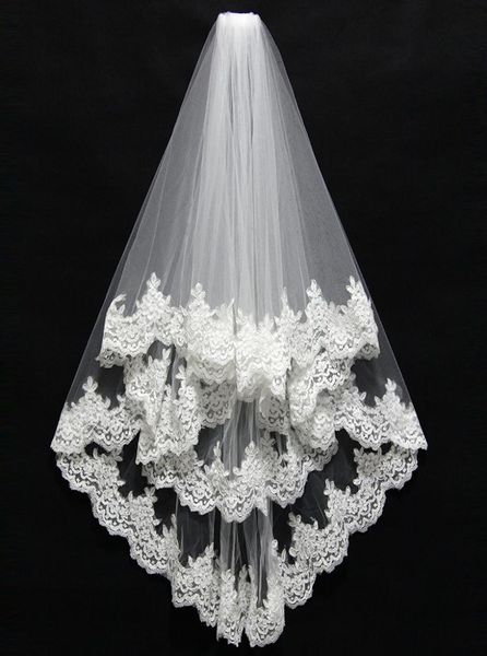 short 2 layer whole wedding veils lace edge wedding accessories bridal veil velos de novia7207965, Black
short 2 layer whole wedding veils lace edge wedding accessories bridal veil velos de novia7207965, Black