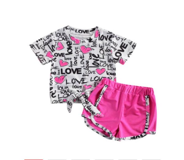 2021 new summer love baby girls suits casual kids suits letter short sleeve t shirtshorts 2pcsset baby girl clothes kids clothin4077658, White
2021 new summer love baby girls suits casual kids suits letter short sleeve t shirtshorts 2pcsset baby girl clothes kids clothin4077658, White