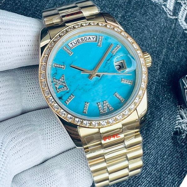 36mm 41mm classic men mens watch turquoise every dail a discovery automatic watches movement mechanical master rollie stainless steel day da, Slivery;brown
36mm 41mm classic men mens watch turquoise every dail a discovery automatic watches movement mechanical master rollie stainless steel day da, Slivery;brown