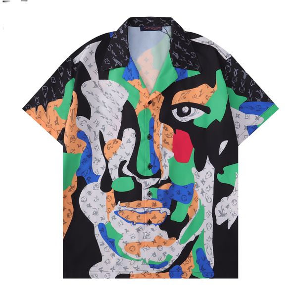 2023 summer mens shirts designer short shirts man shirts fashion color contrast letter shirtshirt casual shirts men slim fit short sleeve, White;black
2023 summer mens shirts designer short shirts man shirts fashion color contrast letter shirtshirt casual shirts men slim fit short sleeve, White;black