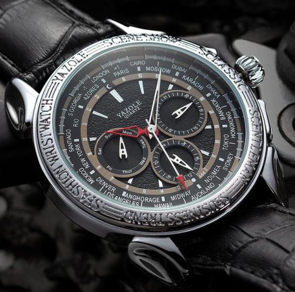 yazole watch new product man wrist watch six needle fashion quartz watch non mechanics surface for export9833609, Silver
yazole watch new product man wrist watch six needle fashion quartz watch non mechanics surface for export9833609, Silver