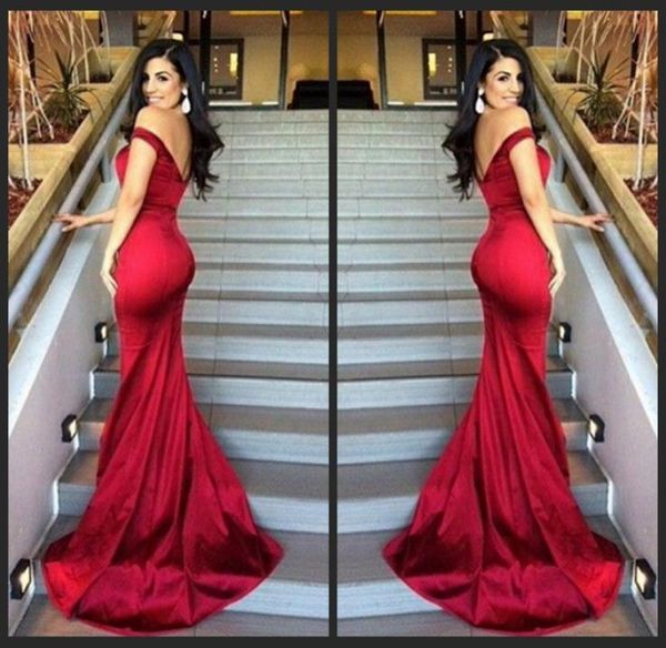 2020 new arrival backless prom dresses mermaid off shoulder pleats evening gowns sweep train red formal celebrity dress4794699, Black
2020 new arrival backless prom dresses mermaid off shoulder pleats evening gowns sweep train red formal celebrity dress4794699, Black