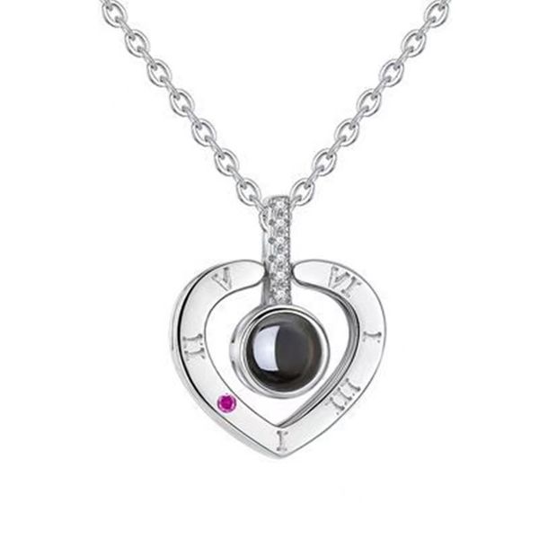 new explosive i love you in 100 languages stainless steel necklace love pendant collarbone chain fashion everything, Silver
new explosive i love you in 100 languages stainless steel necklace love pendant collarbone chain fashion everything, Silver