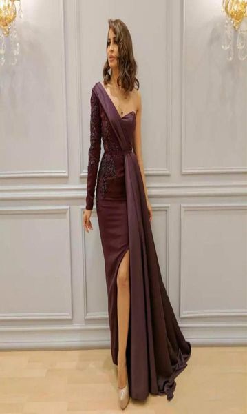 burgundy arabic dresses evening wear one shoulder appliques beads split side formal dress sleeves floor length zuhair murad long p7539097, Black;red
burgundy arabic dresses evening wear one shoulder appliques beads split side formal dress sleeves floor length zuhair murad long p7539097, Black;red