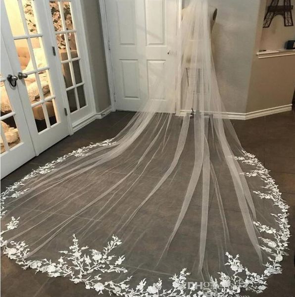 new arrival 3m long veil lace applique whiteivory wedding veil bride veils bridal hair with comb6751270, Black
new arrival 3m long veil lace applique whiteivory wedding veil bride veils bridal hair with comb6751270, Black