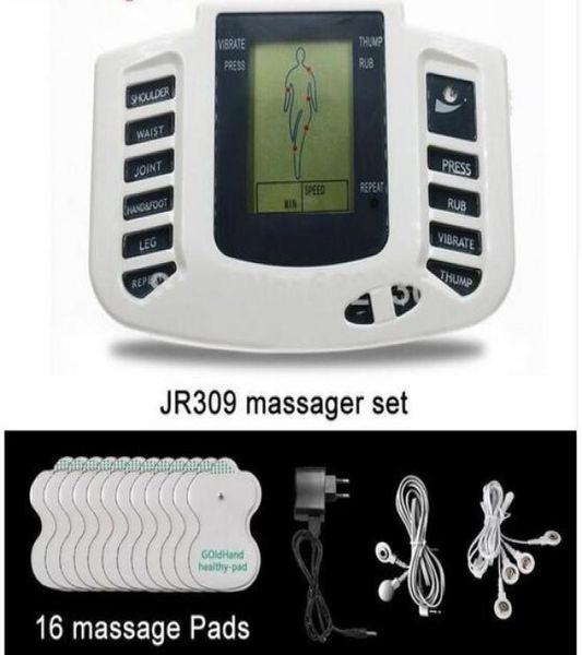 jr309a health care electrical muscle stimulator massageador tens acupuncture therapy machine slimming body massager 16pcs pads7505436
jr309a health care electrical muscle stimulator massageador tens acupuncture therapy machine slimming body massager 16pcs pads7505436