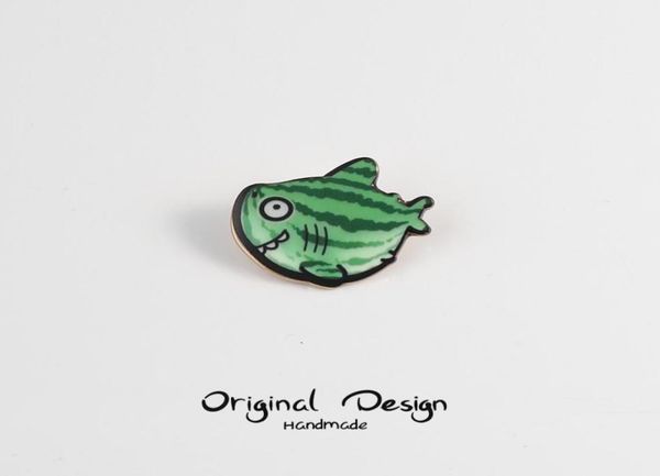shark melon brooch fun and fashionable personality shark watermelon design metal badge cartoon cute marine life gift jewelry s0018405774, Blue
shark melon brooch fun and fashionable personality shark watermelon design metal badge cartoon cute marine life gift jewelry s0018405774, Blue