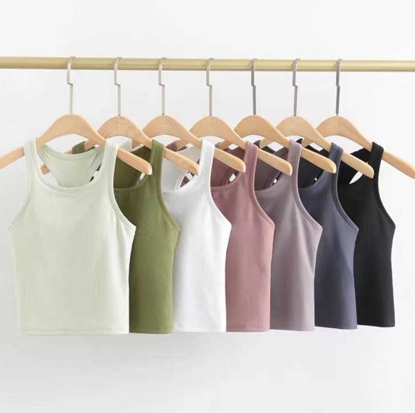 lulus tank slim fit sleeveless yoga outfits shirt brushed women workout sports with padded bra short sports vest, White
lulus tank slim fit sleeveless yoga outfits shirt brushed women workout sports with padded bra short sports vest, White