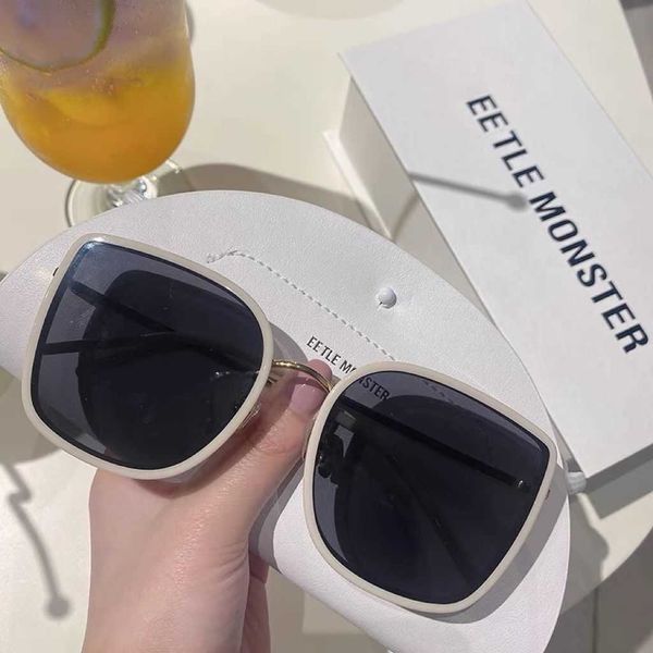 white framed sunglasses women's big face thin polarized uv resistant 2022 new fashion milk white sunglasses net red, White;black
white framed sunglasses women's big face thin polarized uv resistant 2022 new fashion milk white sunglasses net red, White;black