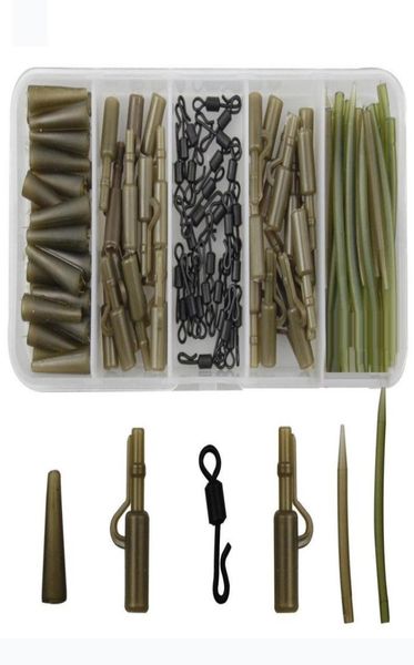 120pcs carp fishing tackle accessories carp rigs tackle safety lead clips quick swivel antitangle sleeve kit9609358
120pcs carp fishing tackle accessories carp rigs tackle safety lead clips quick swivel antitangle sleeve kit9609358