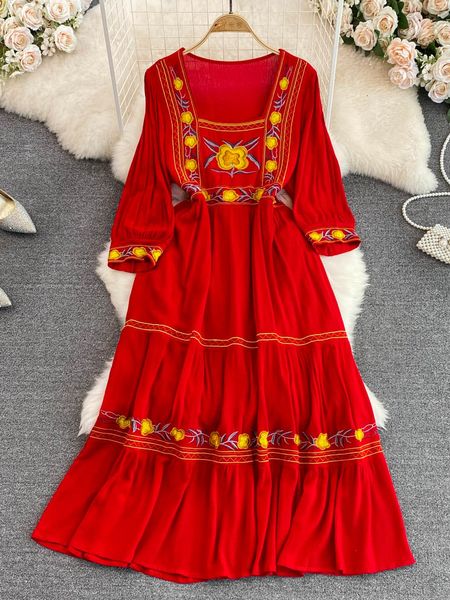 urban dresses spring summer bohemian retroembroidery dress holiday seaside beach temperament big swing long vestido gd696 230630, White;black
urban dresses spring summer bohemian retroembroidery dress holiday seaside beach temperament big swing long vestido gd696 230630, White;black