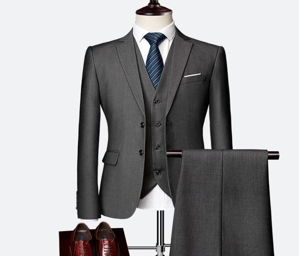 new fashion mens suits slim fit 2 button 3 pieces formal suit for wedding groom tuxedos prom party suit custom made men formal wea6543738, Black;gray
new fashion mens suits slim fit 2 button 3 pieces formal suit for wedding groom tuxedos prom party suit custom made men formal wea6543738, Black;gray