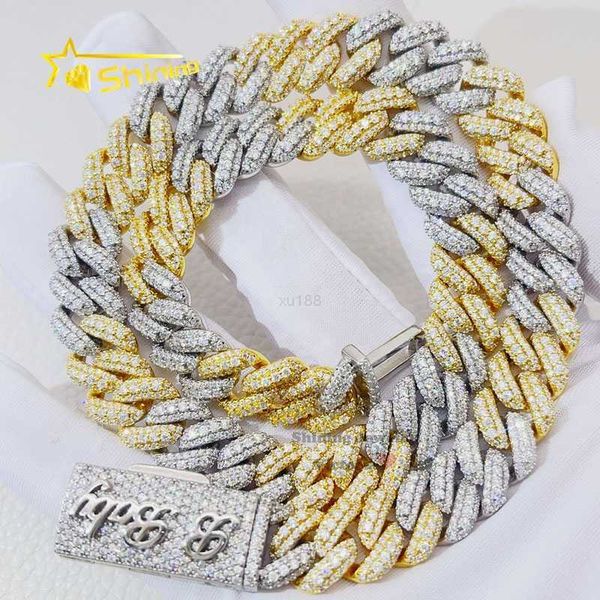 gra vvs moissanite diamond buss down hip hop chain 15mm custom name clasp cuban link chain, Silver
gra vvs moissanite diamond buss down hip hop chain 15mm custom name clasp cuban link chain, Silver
