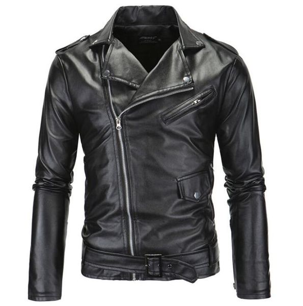 autumn winter casual zipper pu leather jacket fashion motorcycle jacket men slim fit white leather jackets m-4xl, Black;brown
autumn winter casual zipper pu leather jacket fashion motorcycle jacket men slim fit white leather jackets m-4xl, Black;brown
