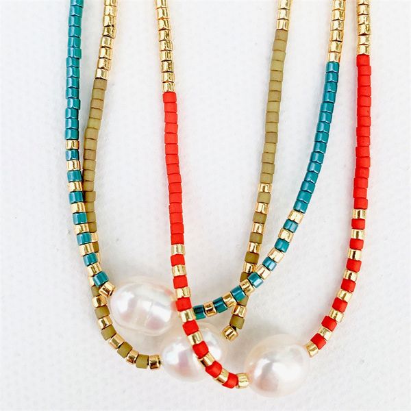 european and american explosive pearl necklace bohemia hand-woven abs pearl necklace mixed color rice bead collar for women, Silver
european and american explosive pearl necklace bohemia hand-woven abs pearl necklace mixed color rice bead collar for women, Silver