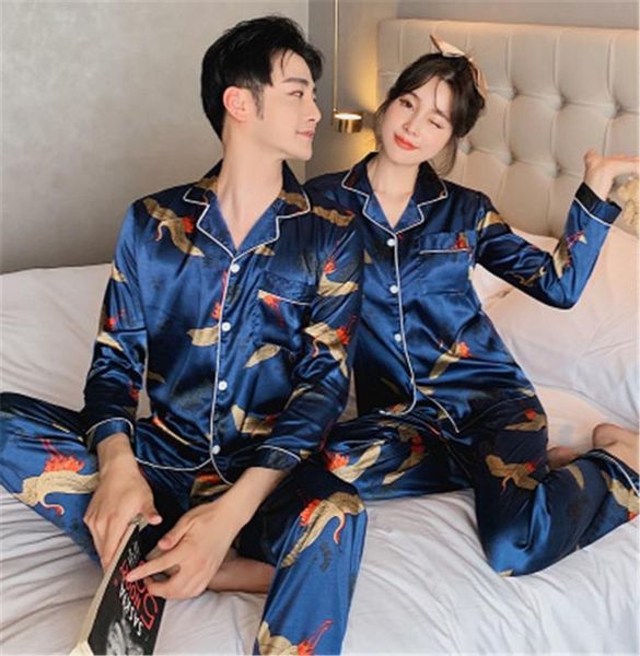luxury pajama suit satin silk pajamas sets couple flower printed sleepwear family pijama lover night suit men women casual home 5723920, Blue;red
luxury pajama suit satin silk pajamas sets couple flower printed sleepwear family pijama lover night suit men women casual home 5723920, Blue;red