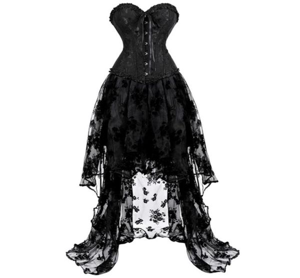 corset dress skirt set tutu lace overbust corsets for women gothique plus size costume burlesque corselet victorian black 2203104486
corset dress skirt set tutu lace overbust corsets for women gothique plus size costume burlesque corselet victorian black 2203104486