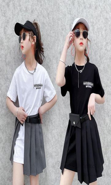 big girls princess clothes sets kids letter printed long tshirt dresspu leather waist bag pleated skirt 2pcs 2022 summer childre7951312, White
big girls princess clothes sets kids letter printed long tshirt dresspu leather waist bag pleated skirt 2pcs 2022 summer childre7951312, White
