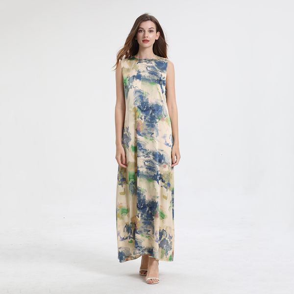 basic casual dresses 2023 summer women sleeveless dress lady print maxi with invisible zipper 1123 230701, Black;gray
basic casual dresses 2023 summer women sleeveless dress lady print maxi with invisible zipper 1123 230701, Black;gray