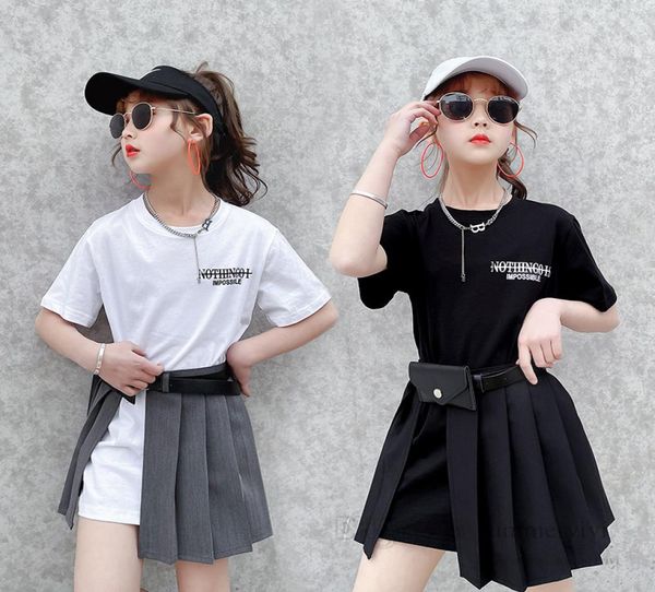 big girls princess clothes sets kids letter printed long tshirt dresspu leather waist bag pleated skirt 2pcs 2022 summer childre9006766, White
big girls princess clothes sets kids letter printed long tshirt dresspu leather waist bag pleated skirt 2pcs 2022 summer childre9006766, White