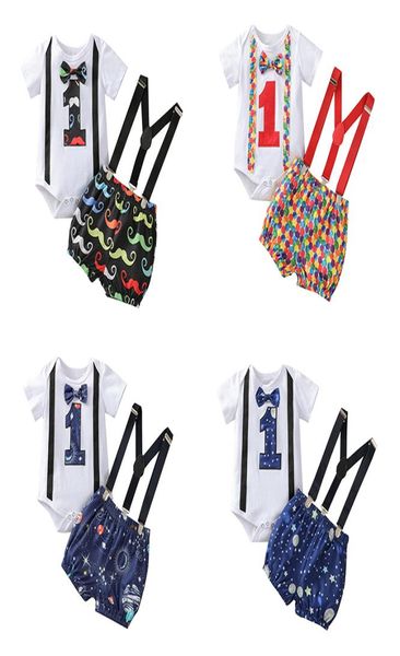 summer 1 year old birthday party clothing set for baby boys romper suspender shorts newborn infant 1st gentleman outfits m35599999917, White
summer 1 year old birthday party clothing set for baby boys romper suspender shorts newborn infant 1st gentleman outfits m35599999917, White