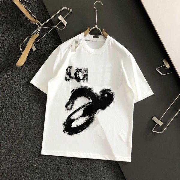 men's t shirt loe polo shirt summer short sleeved tshirt fashion sweatshirt designer mens clothing loose cotton tee men women round nec, White;black
men's t shirt loe polo shirt summer short sleeved tshirt fashion sweatshirt designer mens clothing loose cotton tee men women round nec, White;black