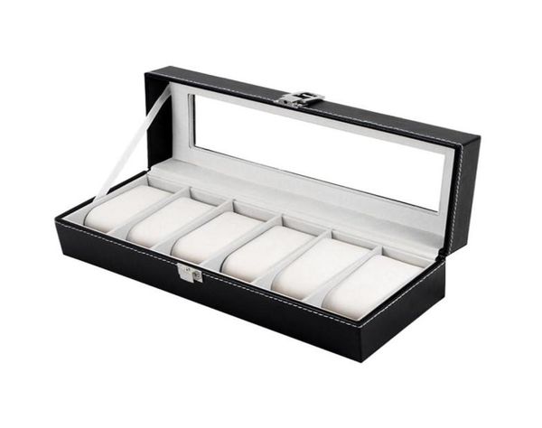6 grid pu leather watch storage box rectangle wristwatch holder jewelry display case for gifts ll177431974, Black;blue
6 grid pu leather watch storage box rectangle wristwatch holder jewelry display case for gifts ll177431974, Black;blue