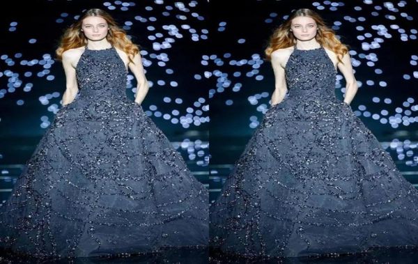 elie saab 2020 dark navy evening dresses halter neck tulle aline prom gowns full length formal party celebrity dress customi9464906, Black
elie saab 2020 dark navy evening dresses halter neck tulle aline prom gowns full length formal party celebrity dress customi9464906, Black