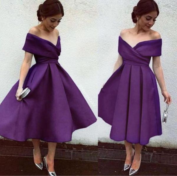 vintage tea length evening party dresses off shoulders a line with sleeves satin formal gowns celebrity mother of the bride dress 6673718, Black;red
vintage tea length evening party dresses off shoulders a line with sleeves satin formal gowns celebrity mother of the bride dress 6673718, Black;red