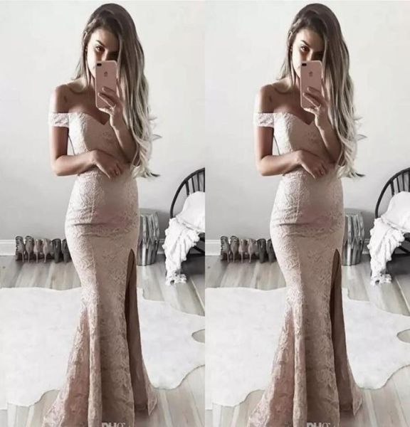 modest sheath full lace prom dresses vestidos off the shoulders formal evening dresses side split evening gowns4765875, Black
modest sheath full lace prom dresses vestidos off the shoulders formal evening dresses side split evening gowns4765875, Black