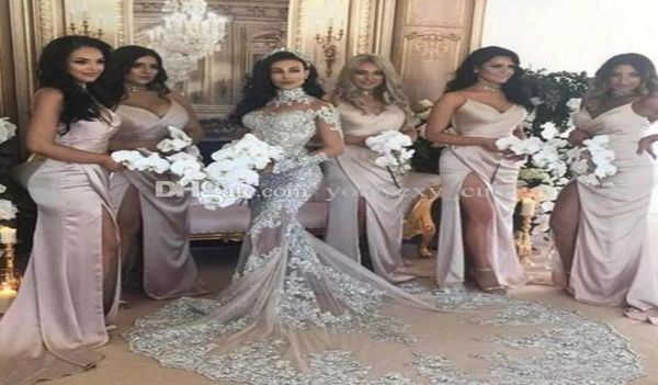 retro long sleeves mermaid wedding dresses 2019 high neck crystal beads appliques trumpet long train arabic illusion bridal gowns 6544612, White
retro long sleeves mermaid wedding dresses 2019 high neck crystal beads appliques trumpet long train arabic illusion bridal gowns 6544612, White
