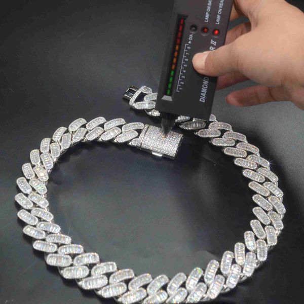 custom vvs baguette moissanite diamond hip hop rapper thick 14mm 16mm 20mm 925 silver cuban link chain bracelet men oem 10k gold
custom vvs baguette moissanite diamond hip hop rapper thick 14mm 16mm 20mm 925 silver cuban link chain bracelet men oem 10k gold