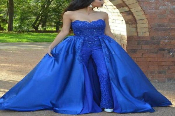 modest long lace jumpsuits evening party gowns with overskirts elegant sweetheart neck royal blue prom dresses 20196833305, Black;red
modest long lace jumpsuits evening party gowns with overskirts elegant sweetheart neck royal blue prom dresses 20196833305, Black;red