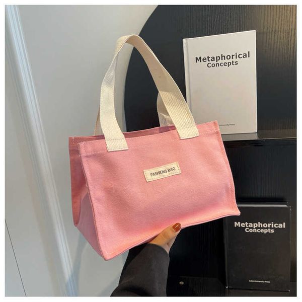 contrast color large capacity portable canvas bag new women's bag versatile carrying out portable storage bag
contrast color large capacity portable canvas bag new women's bag versatile carrying out portable storage bag