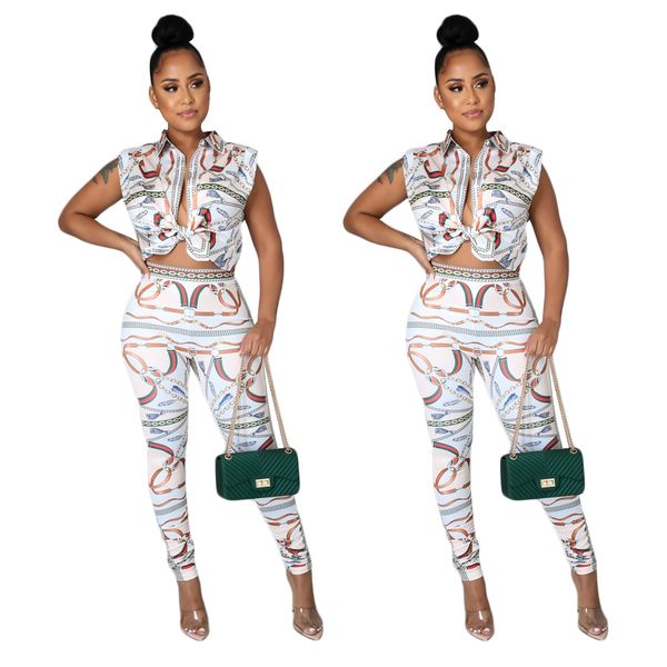 women print two piece sets casual vest shirt and legging pants set daily suits ship, White
women print two piece sets casual vest shirt and legging pants set daily suits ship, White