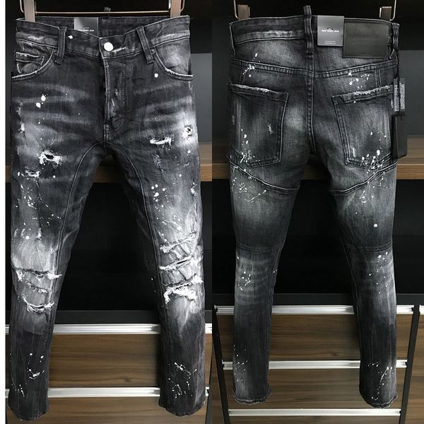 black crystal patch jeans man fade painted rip, Blue
black crystal patch jeans man fade painted rip, Blue