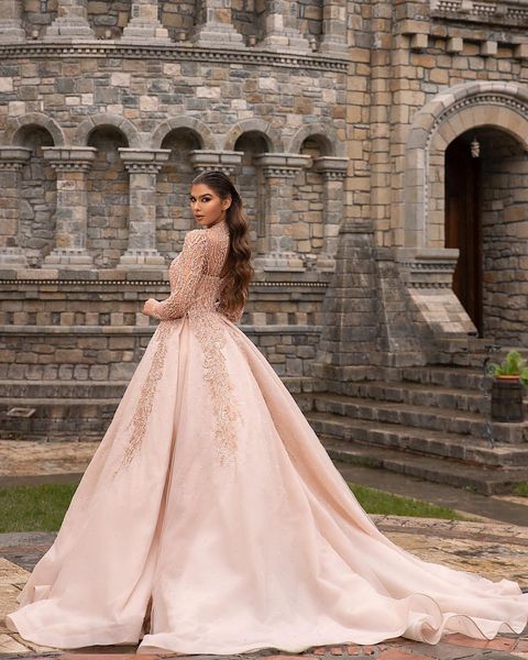 pink ball gown wedding dresses long sleeves v neck sequins 3d lace applique ruffles beads diamonds pearls zipper bridal gowns plus size cust, White
pink ball gown wedding dresses long sleeves v neck sequins 3d lace applique ruffles beads diamonds pearls zipper bridal gowns plus size cust, White