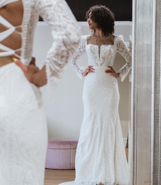 celestial-inspired lace wedding dress 2024 long sleeves bridal rehearsal reception engagement party night dance gown winter bride boho squar, White
celestial-inspired lace wedding dress 2024 long sleeves bridal rehearsal reception engagement party night dance gown winter bride boho squar, White
