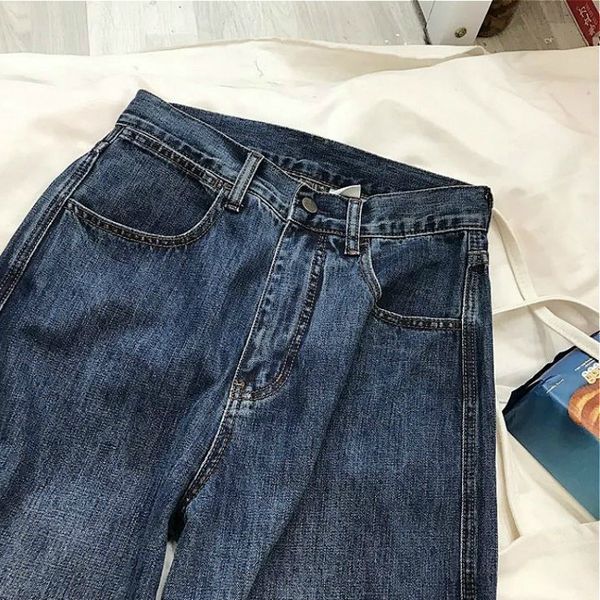 women s jeans vintage blue high waist women gradient american fashion streetwear wide leg jean female denim trouser baggy pants 230701
women s jeans vintage blue high waist women gradient american fashion streetwear wide leg jean female denim trouser baggy pants 230701