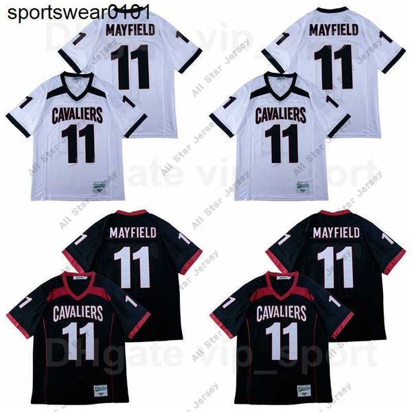 men high school cavaliers lake travis 11 baker mayfield football jersey all ed breathable pure cotton, Black
men high school cavaliers lake travis 11 baker mayfield football jersey all ed breathable pure cotton, Black