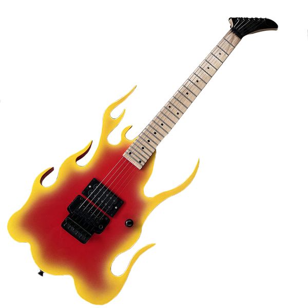 flame electricguitar 24 tone all around maple neck log color solid wood basswood
flame electricguitar 24 tone all around maple neck log color solid wood basswood
