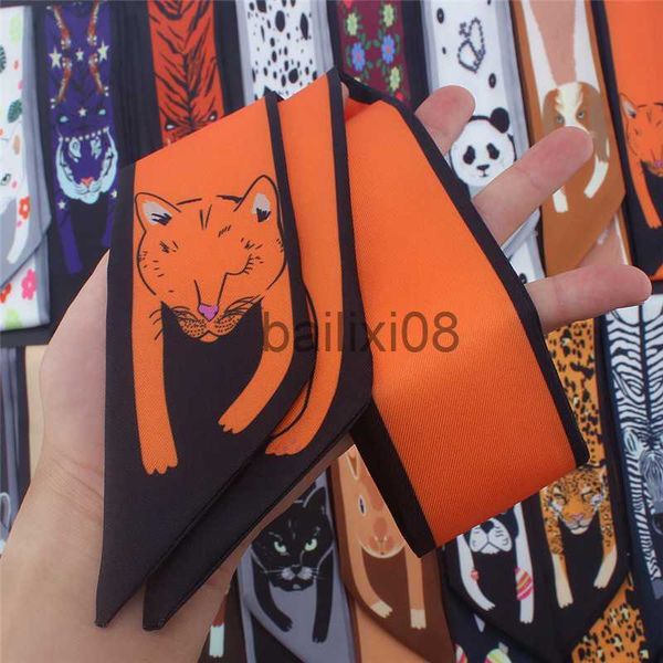 scarves 17 colors animal print 2023 new bag skinny silk scarf for women luxury brand foulard women tie fashion head scarves for ladies j2307, Blue;gray
scarves 17 colors animal print 2023 new bag skinny silk scarf for women luxury brand foulard women tie fashion head scarves for ladies j2307, Blue;gray